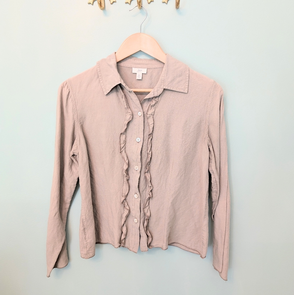 J. Jill Ruffled Front Top